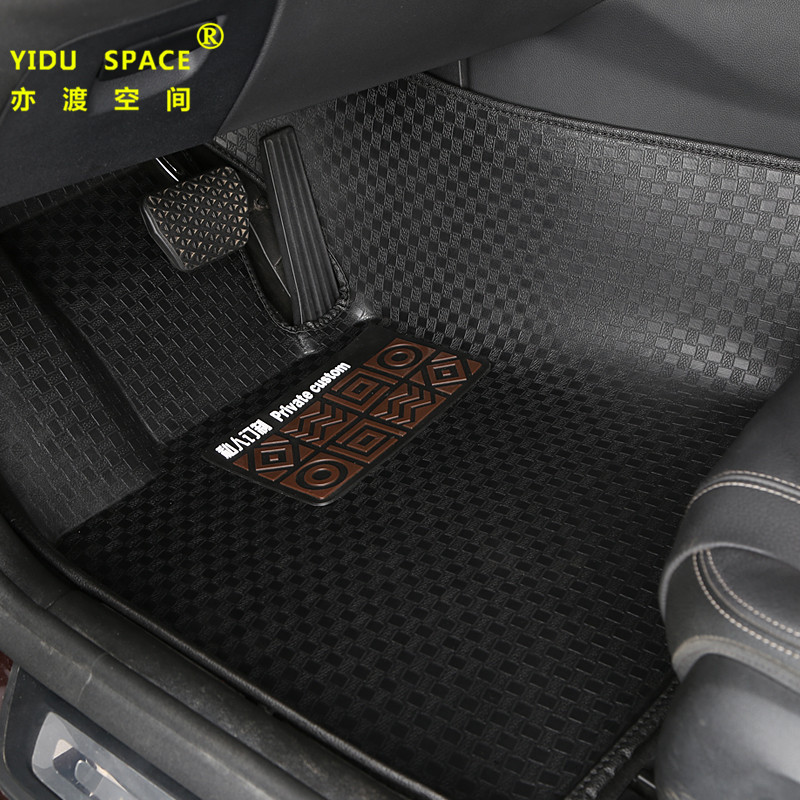 专车专用5D全包围热压黑色汽车脚垫汽车地毯垫