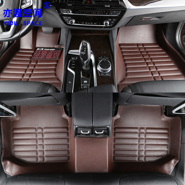 专车专用5D全包围咖啡色汽车脚垫汽车地毯垫