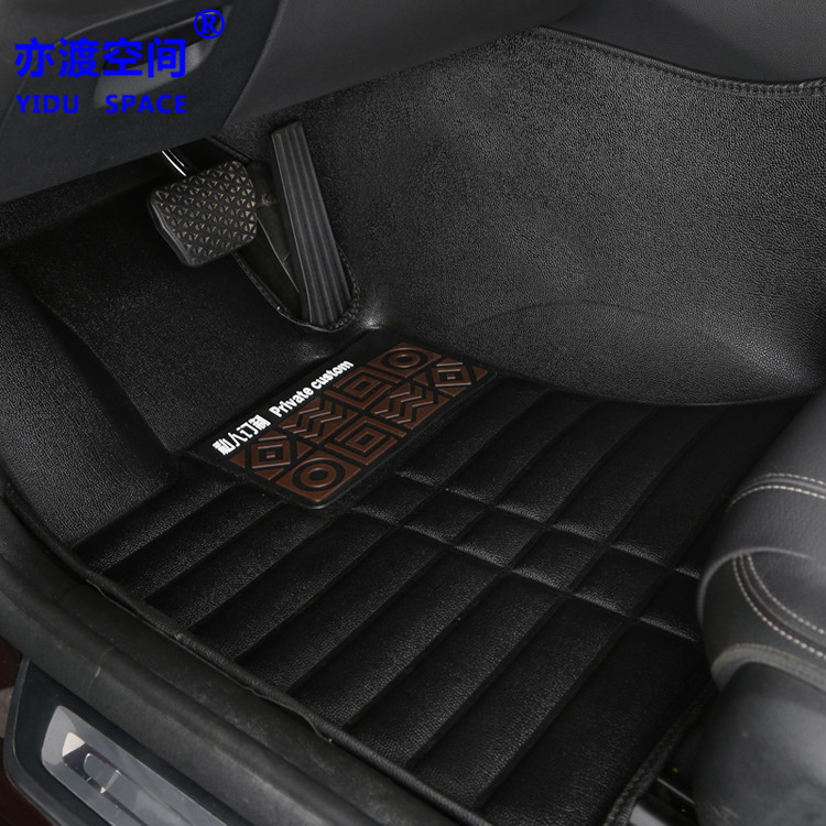 专车专用5D全包围黑色汽车脚垫汽车地毯垫